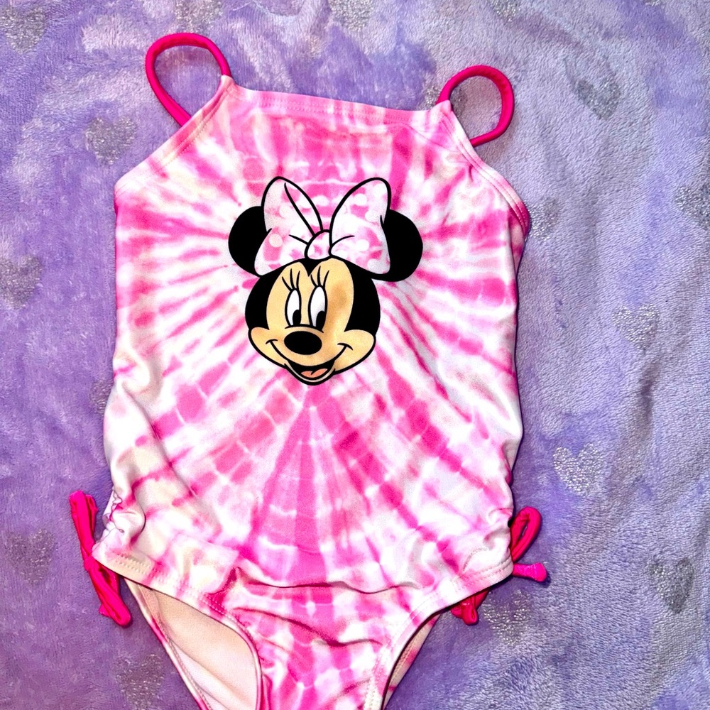 Minnie Mouse toddler girl bathing suit